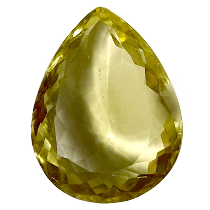 نگین لمون کوارتز اصل معدنی